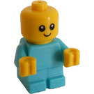 LEGO Bébé avec Azure Moyen Haut Minifigurine