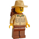 LEGO Backpacking Explorer with Tan Fedora, Male Minifigure