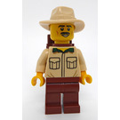 LEGO Backpacking Explorer with Tan Fedora, Male Minifigure