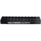 LEGO Backstein 2 x 6 with Stickered Assembly „Hollywood Cab Service“ over 2x 2456 (2456)