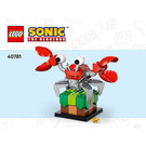 LEGO Badnik: Crabmeat Set 40781 Instructions