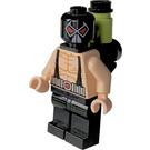 LEGO Bane with Light Flesh Hands and Backpack Minifigure