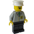 LEGO Bank Worker with Moustache Minifigure