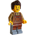 LEGO Barber - Reddish Brown Apron Minifigure