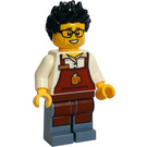 LEGO Barista (Male) with Printed Legs and Black Hair Minifigure