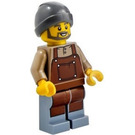 LEGO Barista mit Beanie Hut Minifigur