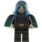 LEGO Barriss Offee jossa Dark Sininen Viitta ja Huppu Minihahmo