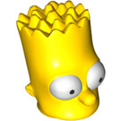 LEGO Bart Simpson Kopf mit Breit open Augen (16809)