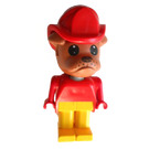 LEGO Barty Bulldog med Brandhjelm Fabuland Figur