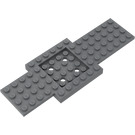 LEGO Base 6 x 16 x 2/3 avec Recess et des trous (52037)