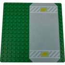 LEGO Grundplatte 16 x 16 mit Driveway mit Gelb truck (30225)