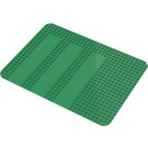 LEGO Baseplate 24 x 32 with Rounded Corners with 3 Driveways