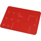 LEGO Grondplaat 24 x 32 met Set 358 Dots met afgeronde hoeken (10)