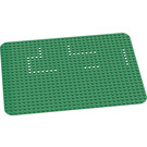 LEGO Grundplatte 24 x 32 mit Set 363 Dots mit abgerundeten Ecken (10)