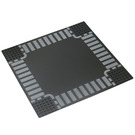 LEGO Baseplate 32 x 32 with Crossroads with Crosswalks and White Dashed Lines (44343 / 54204)
