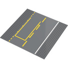 LEGO Baseplate 32 x 32 with Straight Road with Yellow and White Pit Lane (49720)