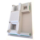 LEGO Plaque de Base 32 x 48 Raised avec Level De face avec Plants et Vent Autocollant (51542)