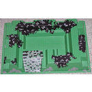 LEGO Grundplatte 32 x 48 x 6 mit Center Pit und Stones Print