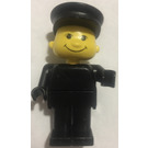 LEGO Basic Figure mit Schwarz Beine und Schwarz Hut Minifigur