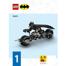 LEGO Batman Construction Figure and the Bat-Pod Bike Set 76273 Instructions