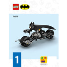 LEGO Batman Construction Figure and the Bat-Pod Bike 76273 Instructions