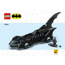 LEGO Batman Forever Batmobile Set 76304 Instructions