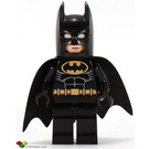 LEGO Batman med Sort Dragt og Gold Bælte med Serious Expression Minifigur