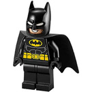 LEGO Batman with Black Suit and Yellow Belt with Lopsided Grin / Smirk Minifigure