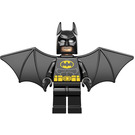 LEGO Batman s Černá Oblek a Žlutá Pás s Křídla a Bílá Čelenka Minifigurka