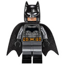 LEGO Batman з Dark Stone Сірий Костюм і Gold Пояс з Великий кажан логотип Мініфігурка