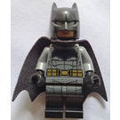 LEGO Batman med Dark Stone grå Kostym och Gold Bälte med Printed Svart Ben Minifigur