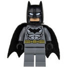 LEGO Batman mit Dark Stone Grau Anzug und Gold Gürtel mit Stretchy Umhang Minifigur