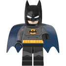 LEGO Batman with Dark Stone Gray Suit and Yellow Belt with Dark Blue and Black Cape Minifigure