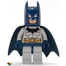 LEGO Batman with Gray Suit and Gold Belt with Dark Blue Hips Minifigure