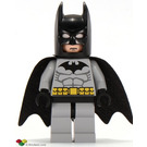 LEGO Batman with Gray Suit and Yellow Belt with Black Hips Minifigure