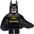 LEGO Batman med En Piece Cowl og Kappe med Complex Flaggermus logo  Minifigur