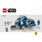 LEGO Battle of Felucia Separatist MTT Set 75435 Instructions
