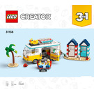 LEGO Beach Camper Van Set 31138 Instructions