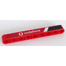 LEGO Balk 9 met 'vodafone', Stripe - Rechtsaf Sticker (40490)