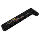 LEGO Beam Bent 53 Degrees, 3 and 7 Holes with Flames Left Sticker (32271)