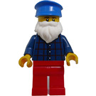 LEGO Bearded Männlich mit Hut Minifigur