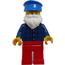 LEGO Bearded Male met Hoed minifiguur