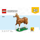 LEGO Beautiful Horse Set 31166 Instructions