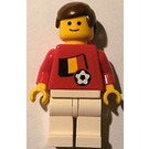 LEGO Belgian Football Player with Standard Grin with Stickers Minifigure