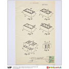 LEGO Belgian Patent for Elements 1958 (5005996)
