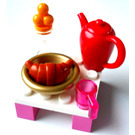 LEGO BELVILLE Advent Calendar 7600-1 Componente Day 6 - Tea Set