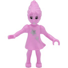 LEGO Belville Bright Rosa Fairy med Sølv Stjerner Minifigur