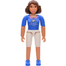 LEGO Belville Female with Mouse in Pocket Decoration Minifigure