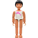 LEGO Belville Girl with Dolphin Swimsuit Minifigure