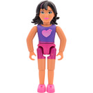 LEGO Belville Girl mit Hearts Minifigur